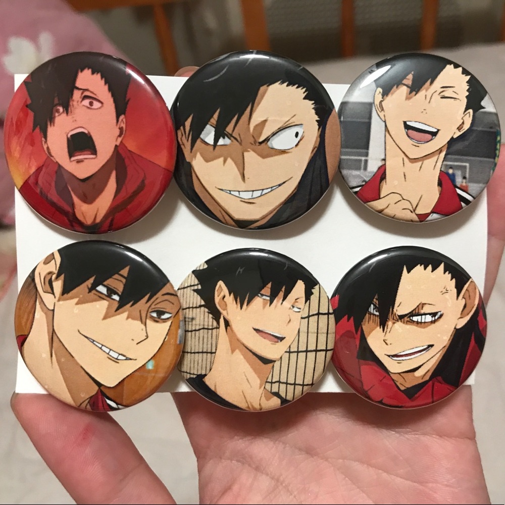 Haikyuu!! Tetsura Kuroo Pinback Buttons